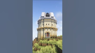 Minecraft Small Observatory Build #shorts #minecraft #minecraftbuilding #minecraftbuild