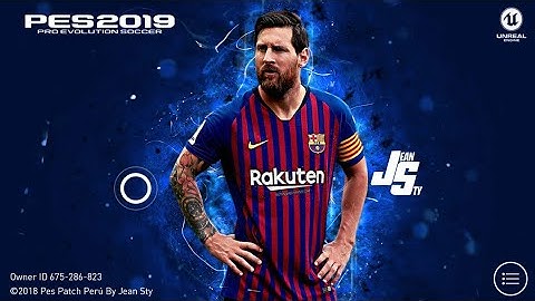 Pes 2019 mobile Messi and FC Barcelona  patch V 3.0.0