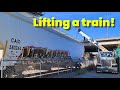 Lifting a train and fishing a car!