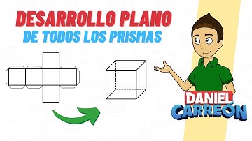 DESARROLLO PLANO DE TODOS LOS PRISMAS Super facil - Para principiantes