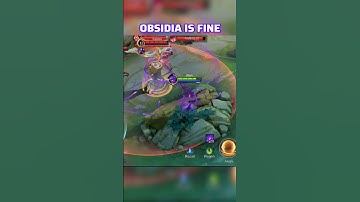 Obsidia is FINE #shorts #mobalegends5v5 #moba5v5english #moba5v5pippin #obsidia