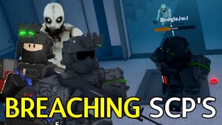 Breaching SCP's as Chaos Insurgency in Roblox SCP!