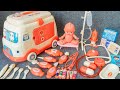 10 minutes satisfying with unboxing cute pink ambulance toy doctor set toy collection asmr