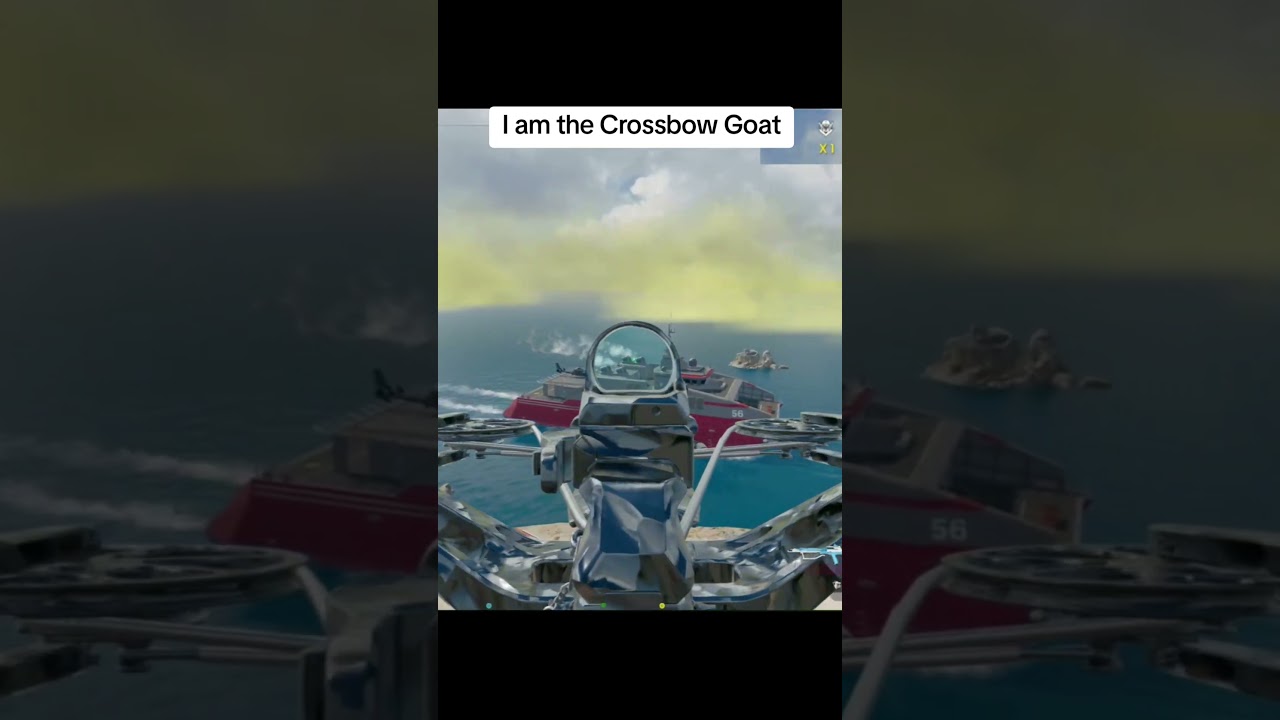 The only Crossbow Goat! #warzone #codclips #crossbowshot #shorts #callofduy #codclips #viral