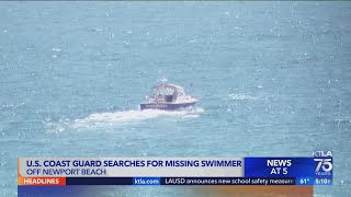 Search continues for missing swimmer in Corona Del Mar