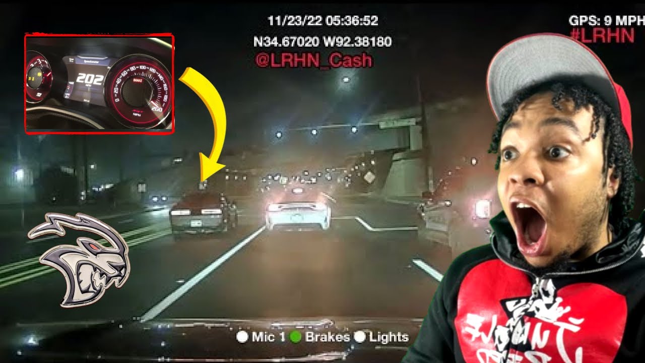 Hellcat Challenger Takes State Troopers On CRAZY High Speed Chase - YouTube