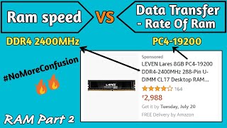 what is Ram Speed and Data Transfer Rate / Ram buying guide - part 2