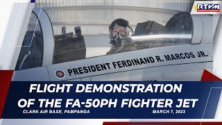 Flight Demonstration of the FA-50PH Fighter Jet 3\/7\/3032