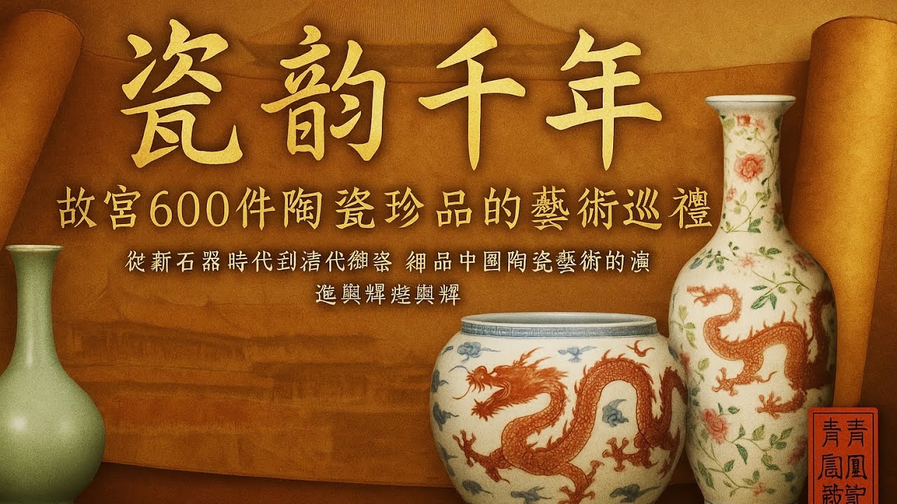 【青風藏記】｜凝土為器：600件故宮陶瓷珍品的時光巡禮｜從唐宋五大名窯到清代御窯工藝，穿越千年瓷藝之美 ￼｜瓷韻千年：故宮600件陶瓷珍品的藝術巡禮｜從新石器時代到清代御窯，細品中國陶瓷藝術的演進輝煌