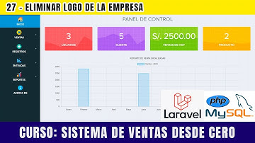27.- Eliminar logo de la Empresa - Sistema de Ventas hecho en PHP LARAVEL y MYSQL