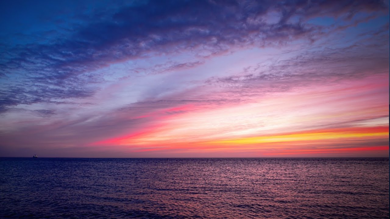 Вечерний Морской Прибой Звуки Волн и Чаек для Релаксации и Отдыха