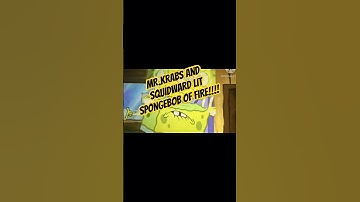 SPONGEBOB HAD HAVE ENOUGH!!! #choas #funny #comedy #spongebob #mrkrabs #squidward