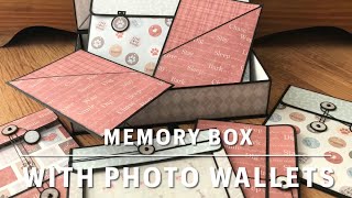 Memory Box with Photo Wallets using Woof from Nitwits