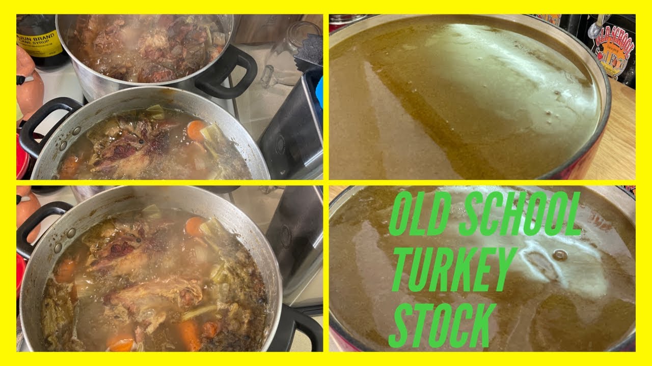OLD SCHOOL TURKEY STOCK/The Key Ingredient For Your Thanksgiving Giblet