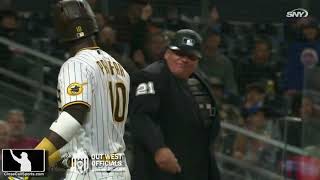 Ejection 066 - Hunter Wendelstedt Ejects Jurickson Profar After Strikeout & Bat Slam in San Diego
