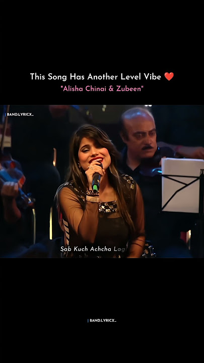 Dil Tu Hi Bataa Lyrics | Alisha Chinai and Zubeen Garg Live Singing 💙 | Hindi Songs #shorts