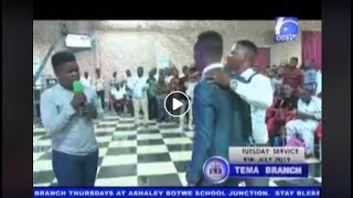 Angel Obinim's son takes over church service after father's anointing