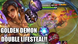 GOLDEN DEMON ESMERALDA WITH DOUBLE LIFESTEAL GOLDEN DEMON ESMERALDA WITH DOUBLE LIFESTEAL