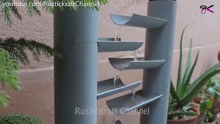 3 Awesome Paralon Water Fountain using PVC Pipes, Egg and Stone