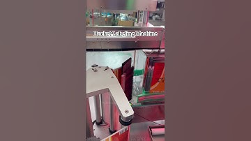 Bucket labeling machine #labelingmachine #bucketlabelingmachine#doublesidelabelingmachine #paillabel