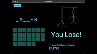 Hangman Game - Java screenshot 5