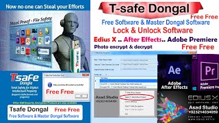 T-safe Dongal  Software & lock unlock Projects,Edius ,After effects,Adobe primer.Asad Studio screenshot 4