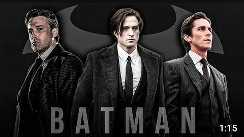 The Batman Edit || Batman Trio|| The Dark Knight|| Batman vs Superman|| || memory reboot