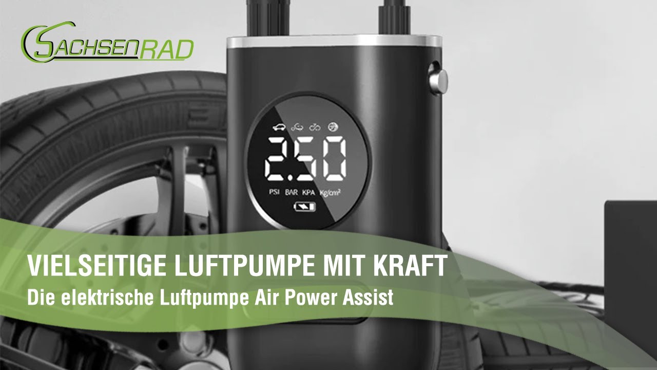 Air Power Assist: Unsere flexible Luftpumpe für Fahrräder