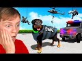 CHOP JOINS the SWAT POLICE in GTA 5!