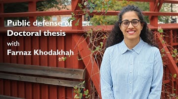 Defence of Doctoral Thesis in Computer Engineering with Farnaz Khodakhah