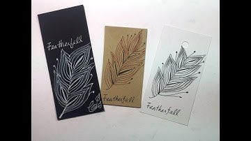 Drawing Featherfall Zentangle ®