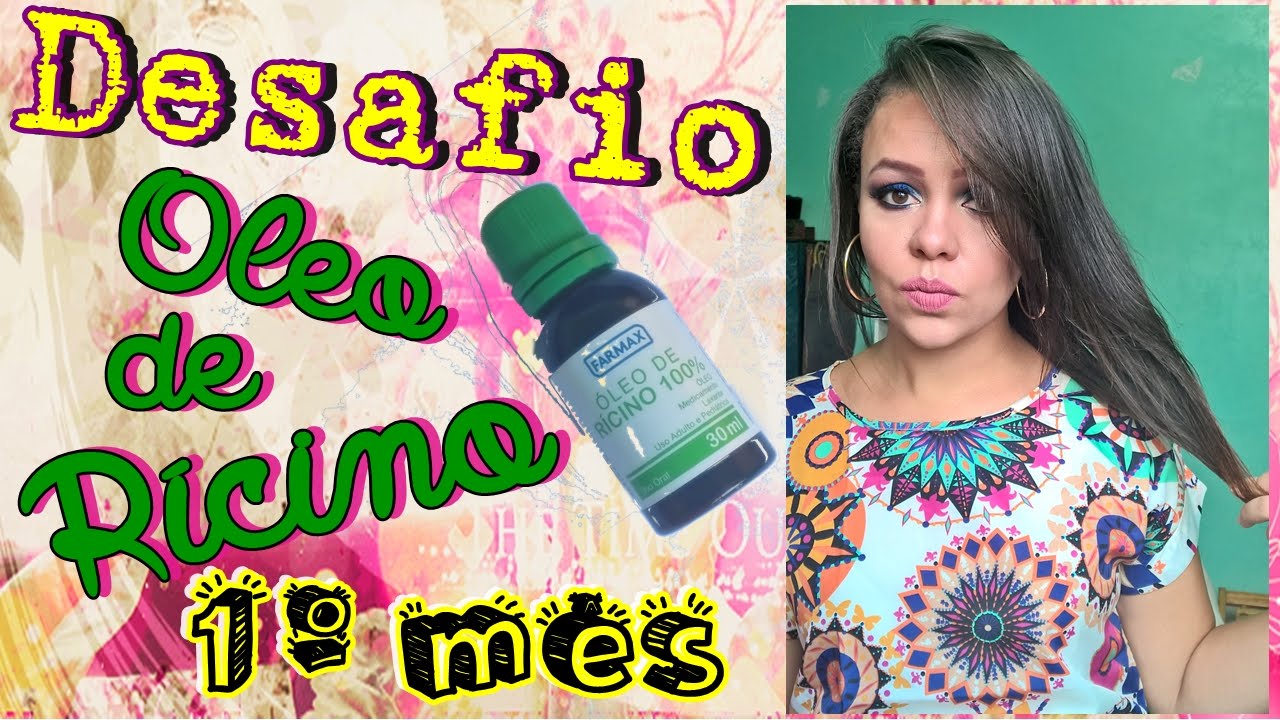 Desafio: Óleo de Rícino #02 Resultado 1º mês - YouTube