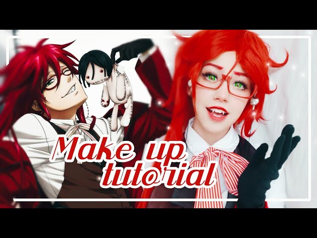 GRELL SUTCLIFF COSPLAY MAKEUP- Me transformei na Grell de Black Butler