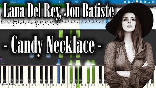 Lana Del Rey, Jon Batiste - Candy Necklace [Piano Tutorial | Sheets | MIDI] Synthesia by Misha Kokh 35 views 2 weeks ago 5 minutes, 16 seconds
