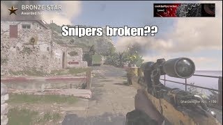 AN EXAMPLE PROVING THE SNIPERS AREN'T BROKEN (COD WWII)