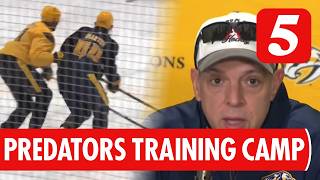 New-Look Predators Open Training Camp with 55 Players Competing for Roster Spots
