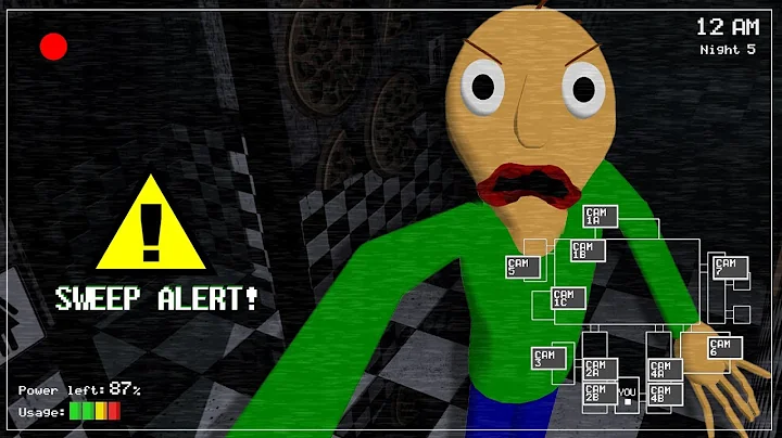 BALDI JUMPSCARE IN FNAF?! (Baldi's Basics in Education and Learning)