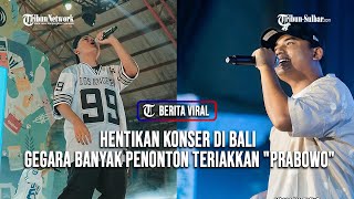 Klarifikasi NDX A K A Hentikan Konser di Bali Gegara Banyak Penonton Teriakkan Prabowo