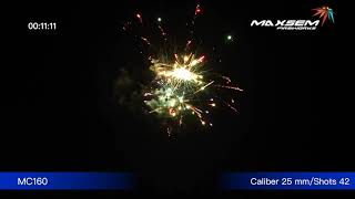 Батарея салютов Maxsem, 1-42 залпов, XMAS PARTY, MC160