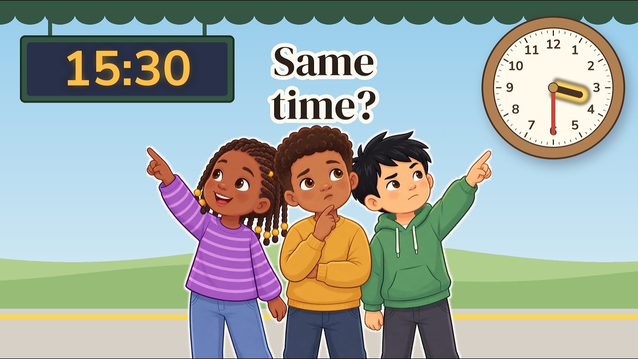 Telling the Time for Kids: Digital Clocks and the 24-Hour Clock | Think ...