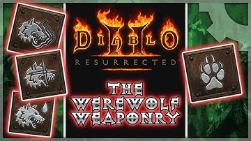 Why People Prefer Werewolves - Diablo 2 Skill Guide [ Fury Rabies Feral Rage ]