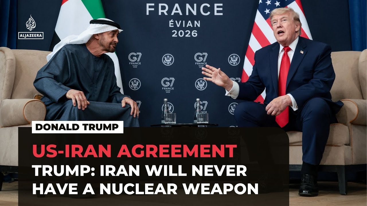 Trump says Iran will never have a nuclear weapon under his deal