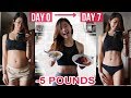 HOW I LOST 5 LBS IN ONE WEEK: WHAT I EAT IN A DAY TO LOSE WEIGHT | Healthy Food Diary