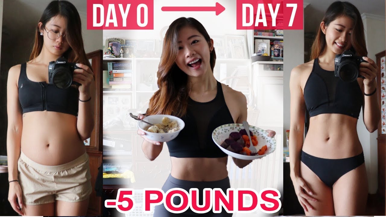 HOW I LOST 5 LBS IN ONE WEEK: WHAT I EAT IN A DAY TO LOSE WEIGHT