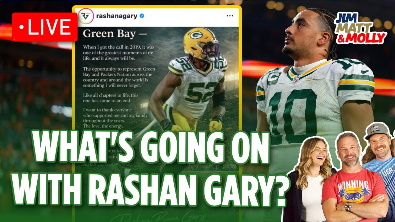 LIVE: Rashan Gary HACKED — Will the Packers Release or Trade Him?! | Is Jordan Love 