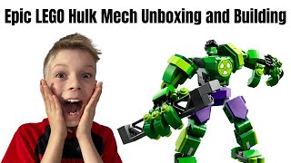 LEGO MARVEL Avengers Hulk Mech Armour Building Timelapse