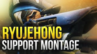 Ryujehong - World Cl Support Montage - God Ana Zenyatta - Overwatch Montage