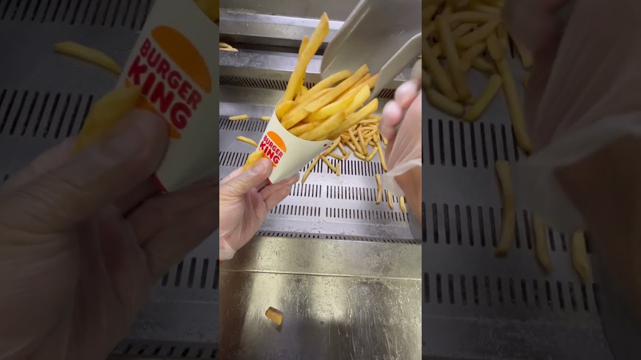 BK POV Burger King Front Counter Order 78 Got Small Fries Shorts