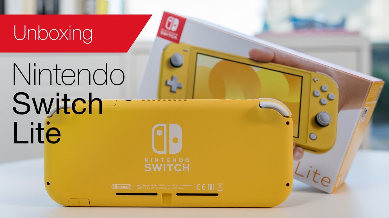 Nintendo Switch Lite unboxing - YouTube