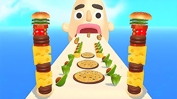 Sandwich Runner - SpeedRun All Levels Gameplay Walkthrough Android,ios New Update Ep230